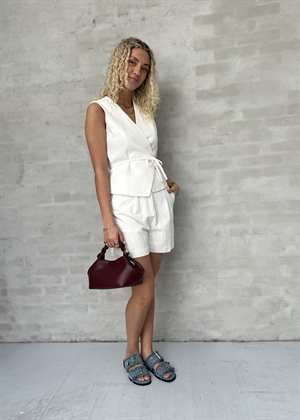 Samara ramie waistcoat Hvid Neo Noir 